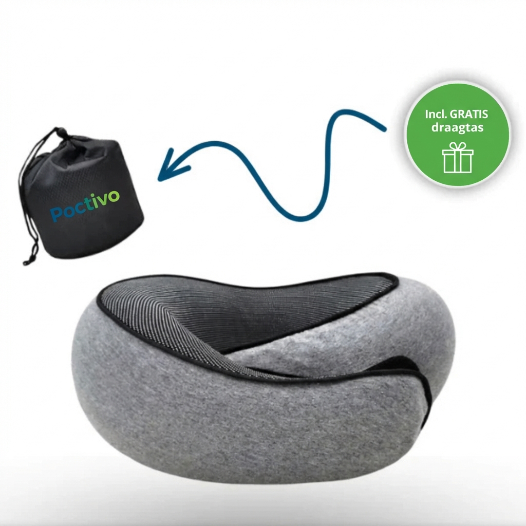 Poctivo AeroRest 360 – Ergonomický cestovní polštář na krk