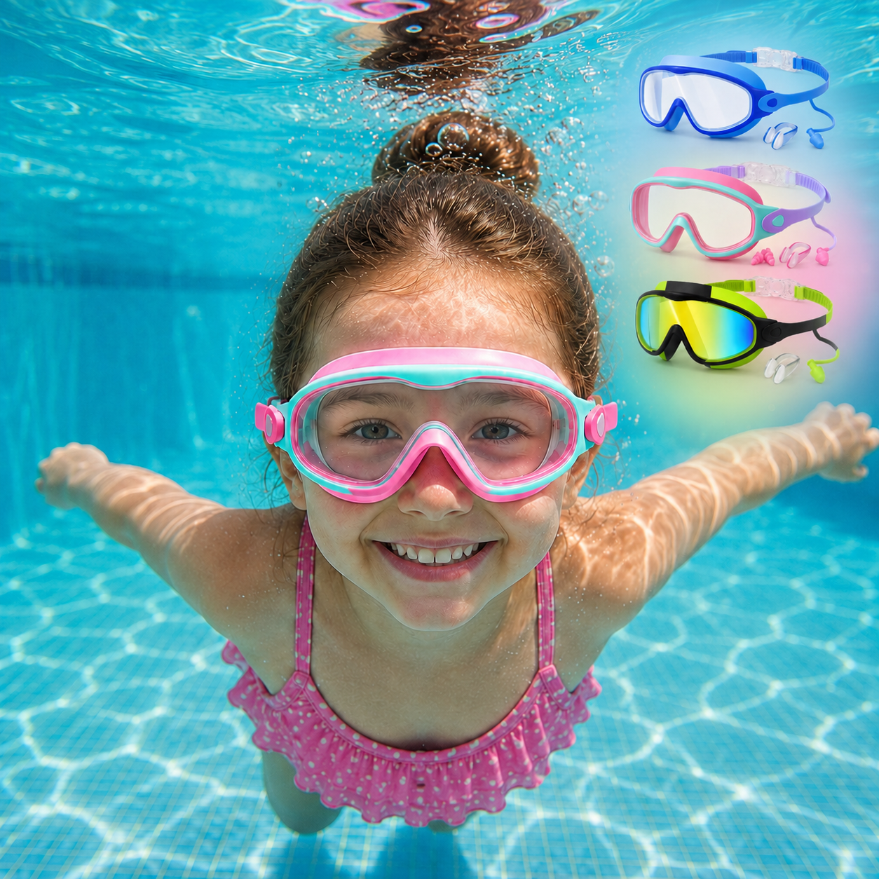 AquaKlid™ Dětské plavecké brýle