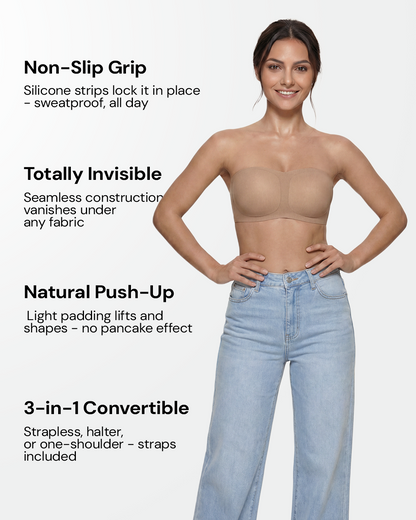 BareSculpt™ Strapless Invisible Bra