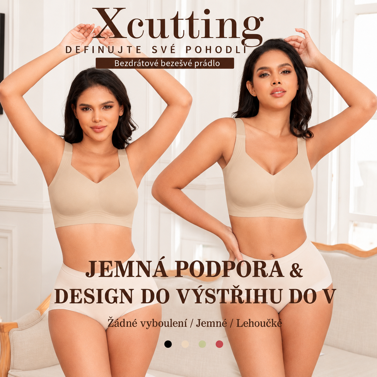 Bezešvá podprsenka Comfort Lift | Poctivo