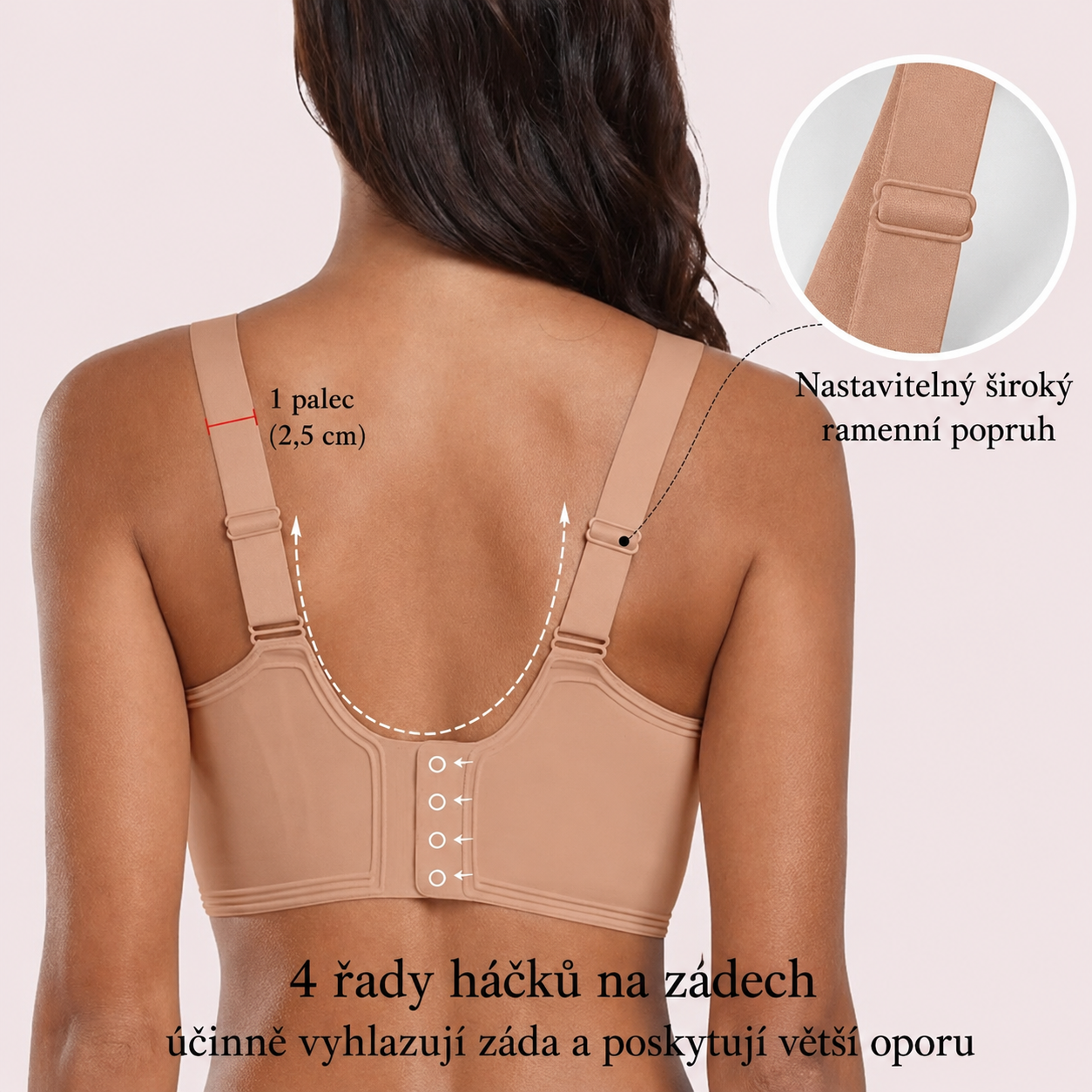 Bezešvá podprsenka Comfort Lift | Poctivo