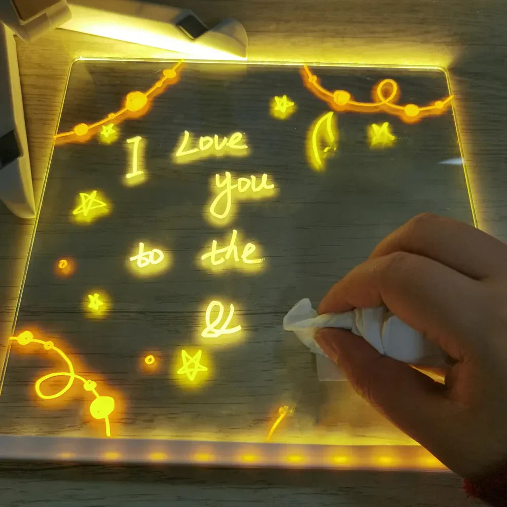 Svítící LED kreslicí tabulka pro děti | Poctivo