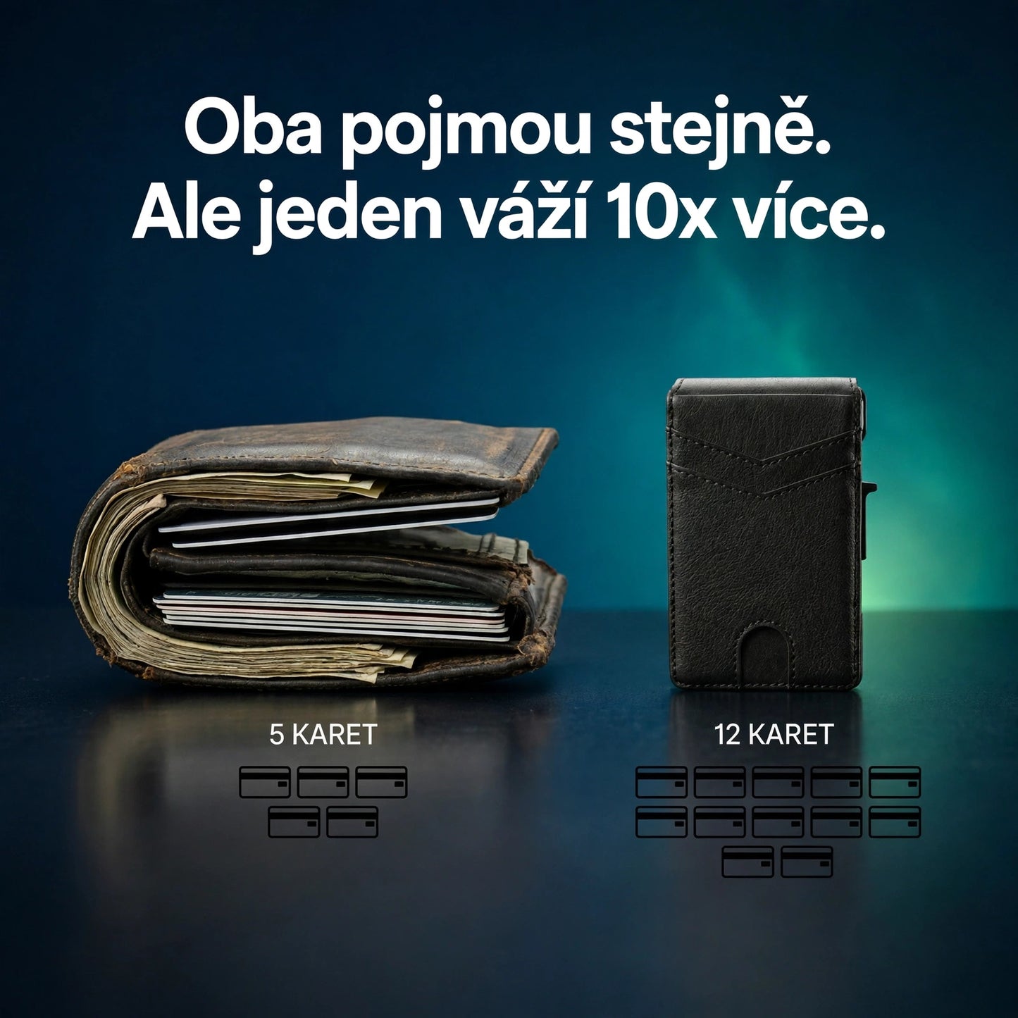 Fortel™ – kovová peněženka s RFID ochranou