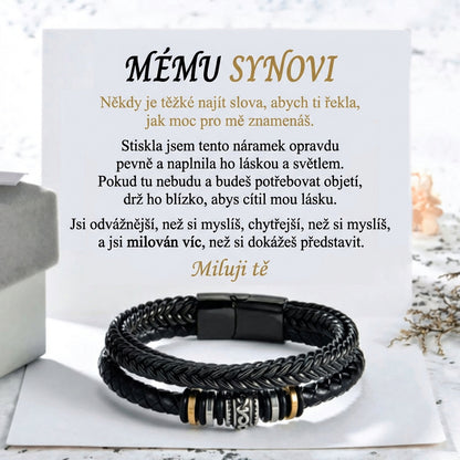 Náramek pro syna – Osobní dárek s věnováním