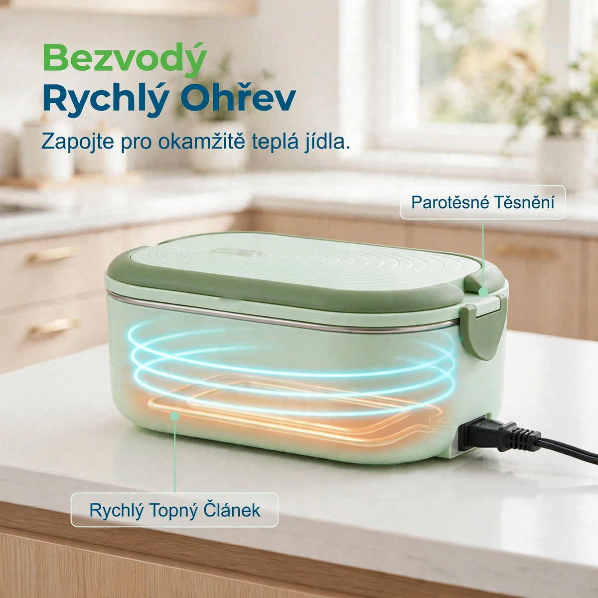 🍱 Elektrický ohřívací box na jídlo bez mikrovlnky | Poctivo