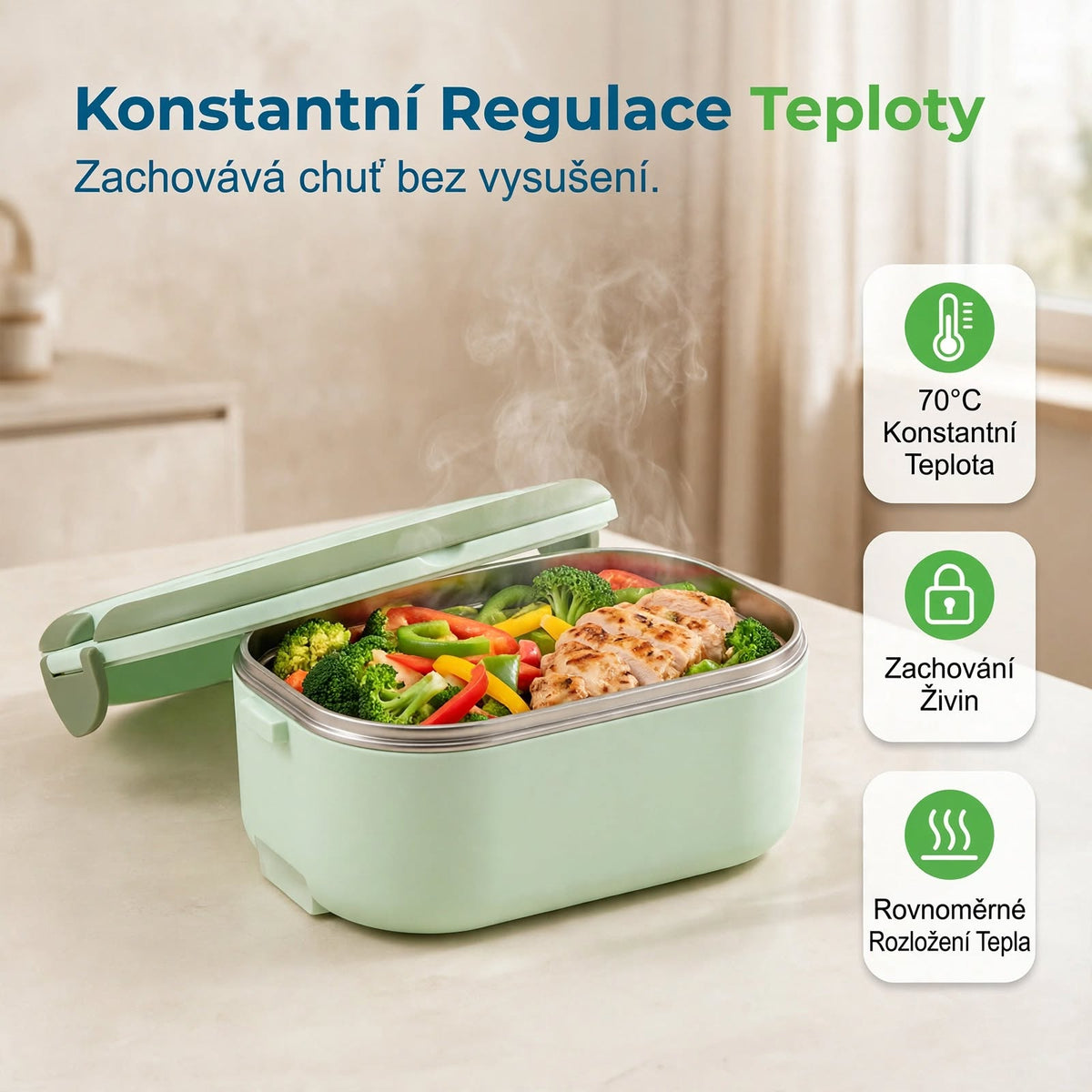 🍱 Elektrický ohřívací box na jídlo bez mikrovlnky | Poctivo