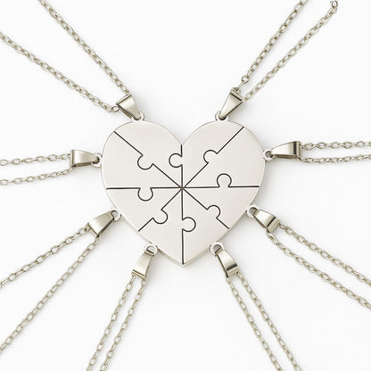 Personalizovaný náhrdelník Puzzle srdce | Poctivo