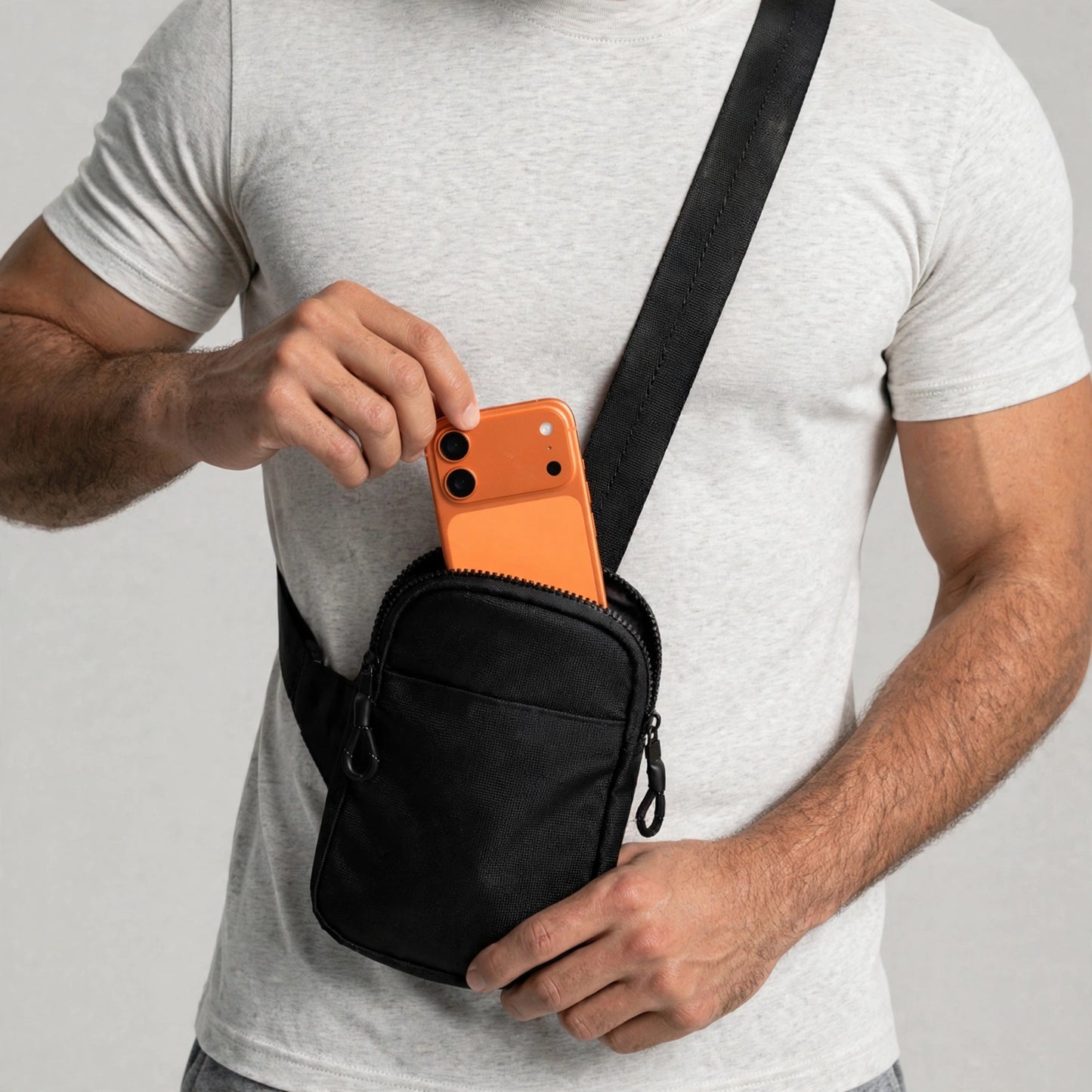 Nablízku™ – pánská taška přes rameno s RFID ochranou