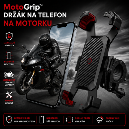MotoGrip™ — Univerzální držák telefonu pro kola, skútry i motorky