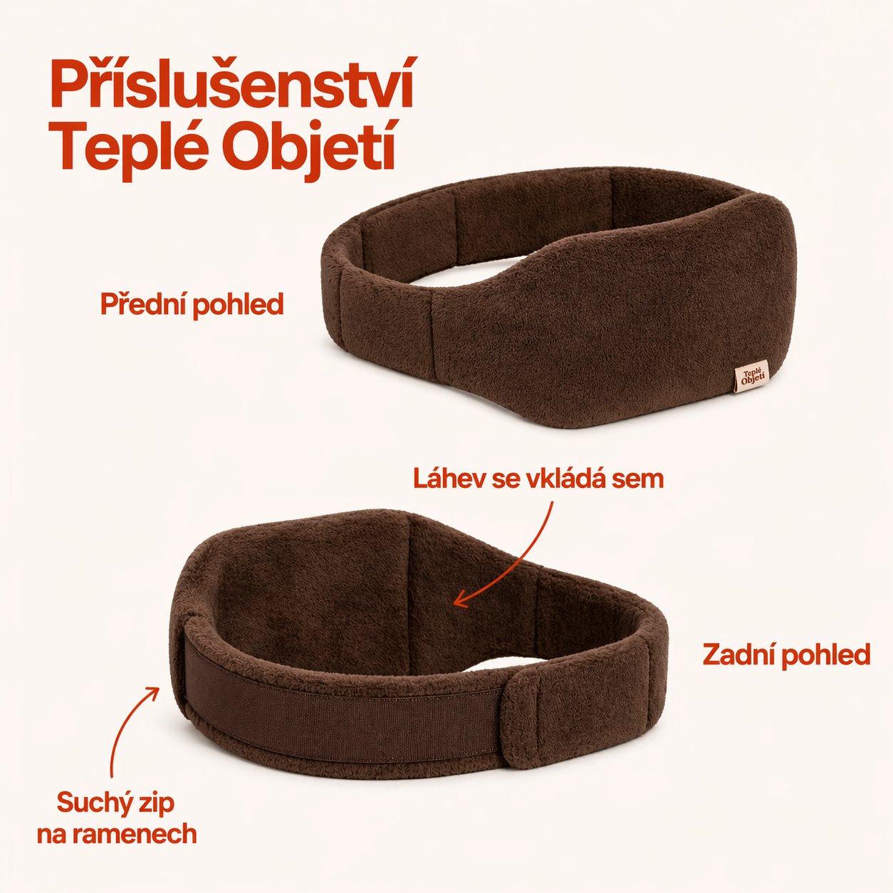 Teplé Objetí – Hřejivý pás na menstruační bolesti