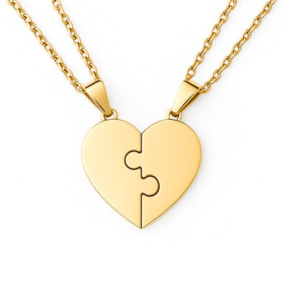 Personalizovaný náhrdelník Puzzle srdce | Poctivo