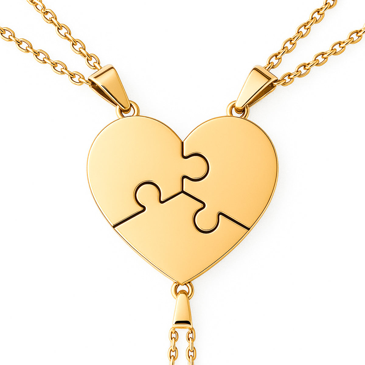 Personalizovaný náhrdelník Puzzle srdce | Poctivo