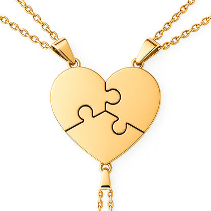 Personalizovaný náhrdelník Puzzle srdce | Poctivo