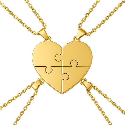 Personalizovaný náhrdelník Puzzle srdce | Poctivo