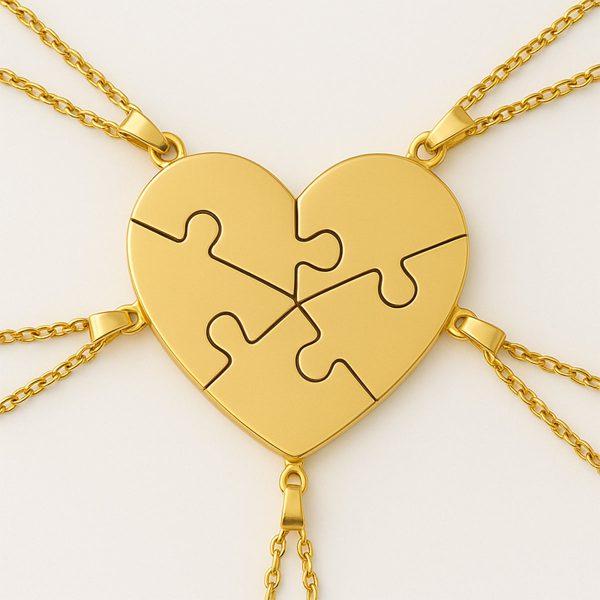 Personalizovaný náhrdelník Puzzle srdce | Poctivo