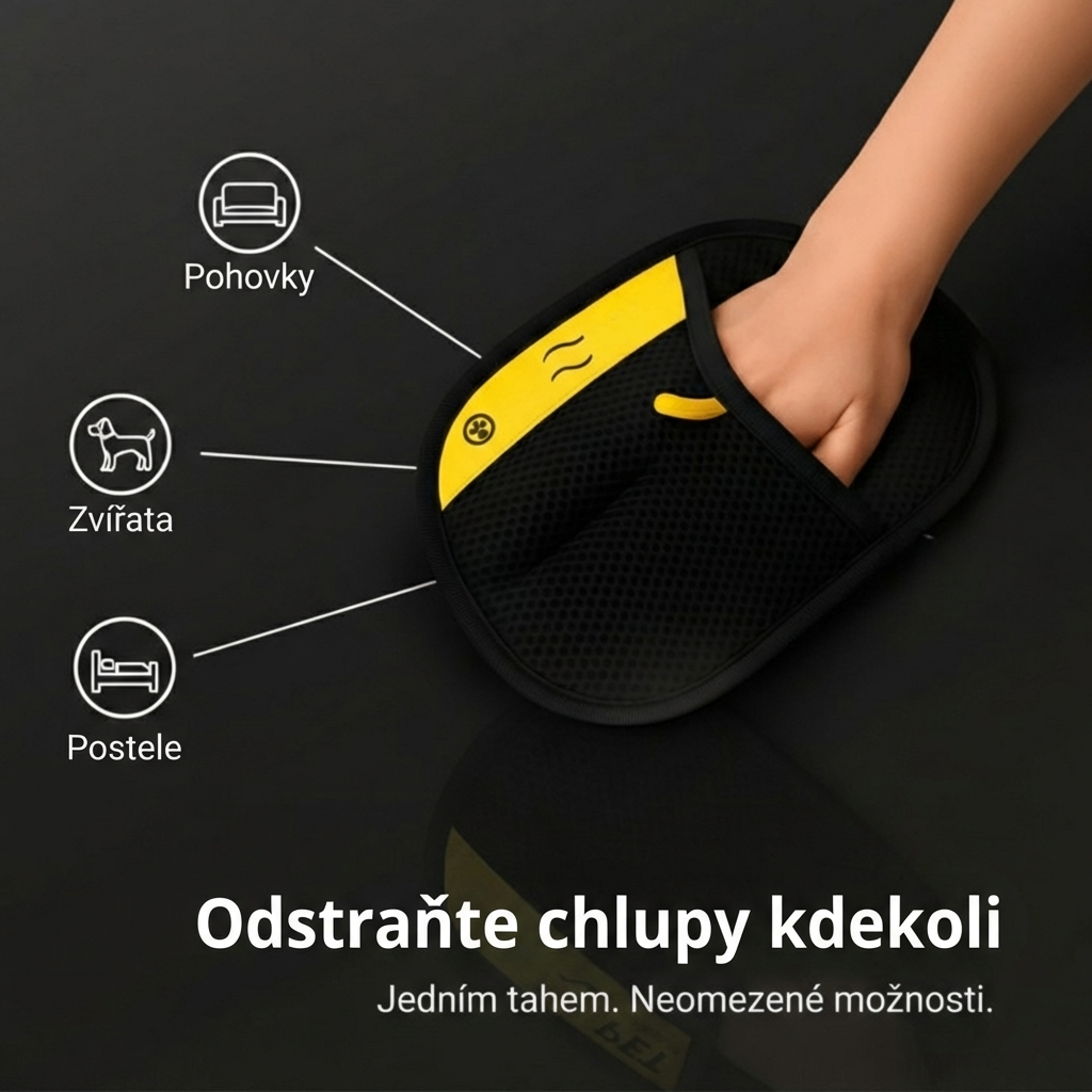 Odstraňte zvířecí chlupy během jediného tahu