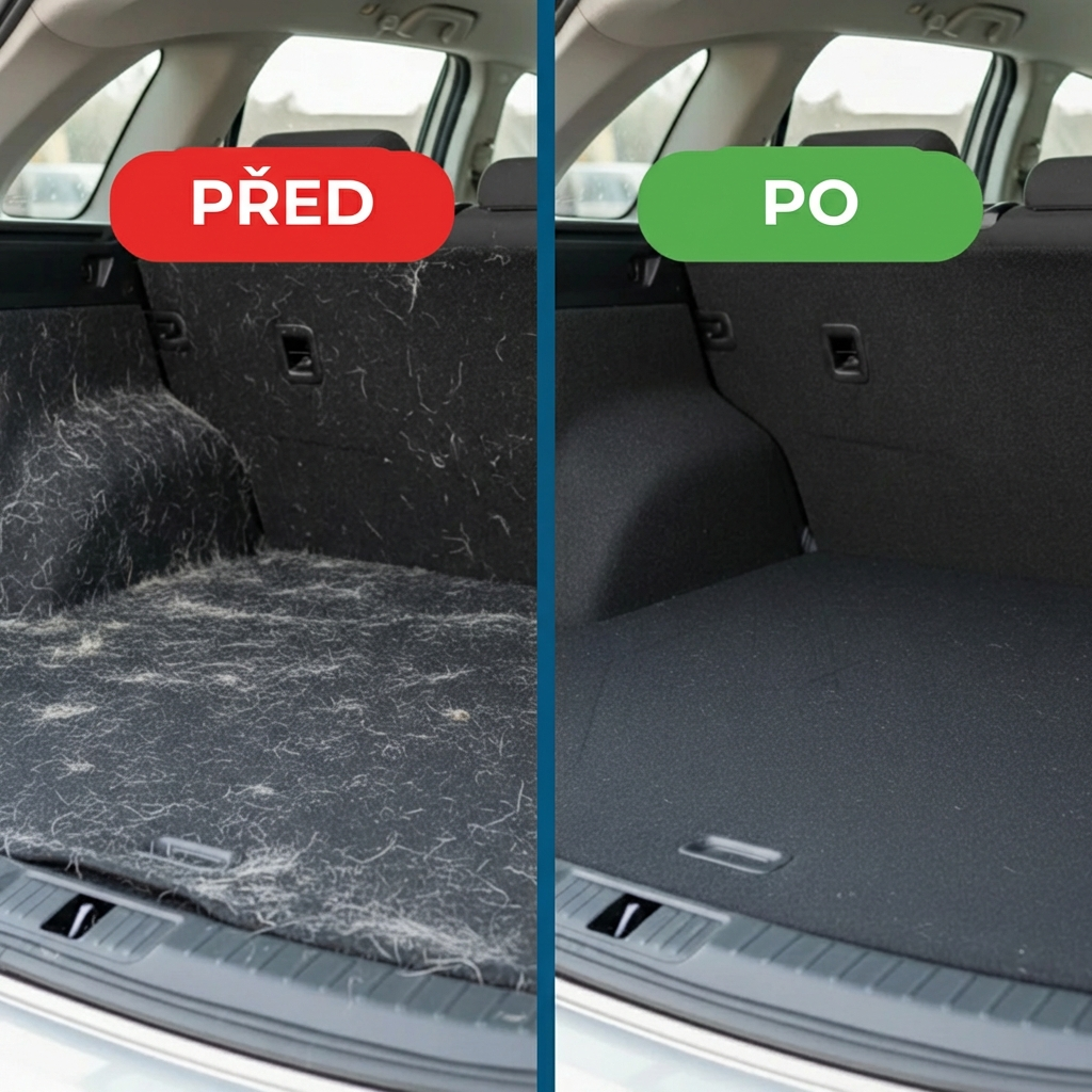 Odstraňte zvířecí chlupy během jediného tahu