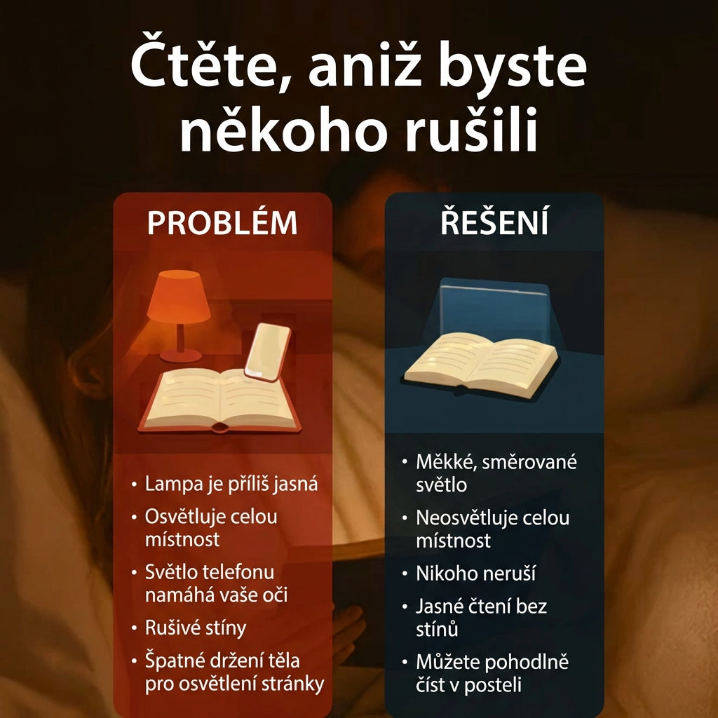 Luméa - Čtěte v noci bez rušení partnera.