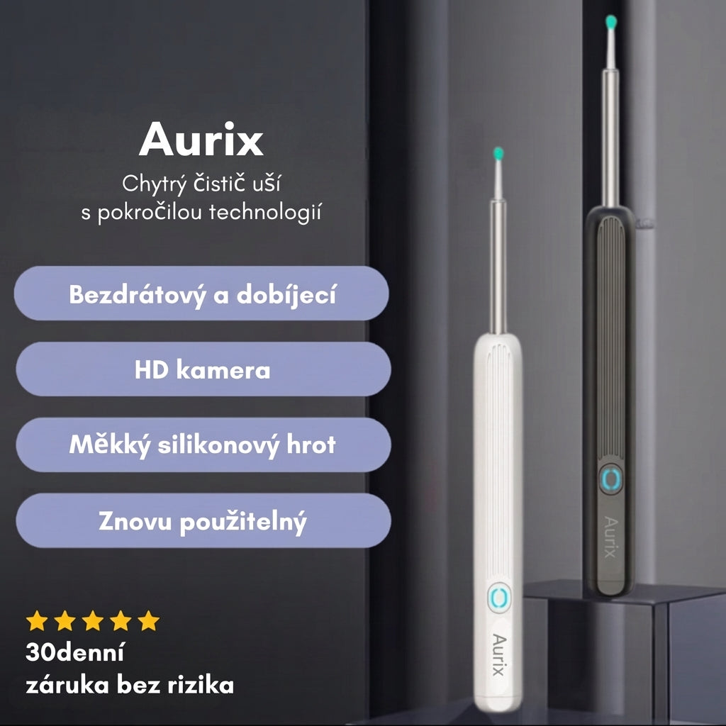 Chytré čištění uší s HD kamerou