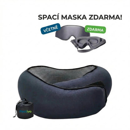 Poctivo AeroRest 360 – Ergonomický cestovní polštář na krk