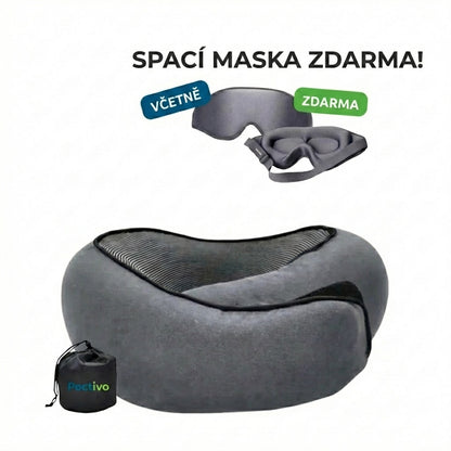 Poctivo AeroRest 360 – Ergonomický cestovní polštář na krk