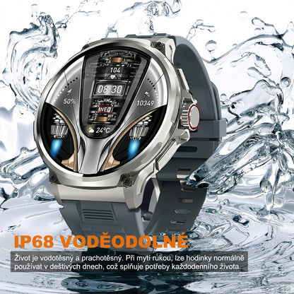 Orvion V69 chytré hodinky – Bluetooth volání, 100+ režimů, IP68
