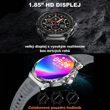 Orvion V69 chytré hodinky – Bluetooth volání, 100+ režimů, IP68