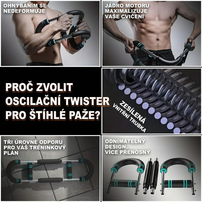 U-čočkovitý nastavitelný posilovač pružinového ramene