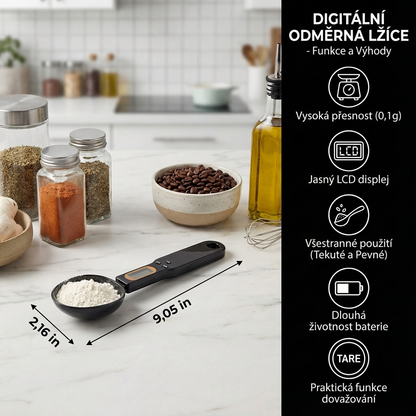 Přesné dávkování bez odhadu – digitální lžíce, která rozhoduje