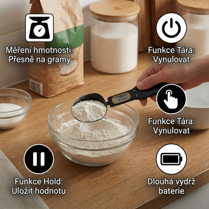 Přesné dávkování bez odhadu – digitální lžíce, která rozhoduje