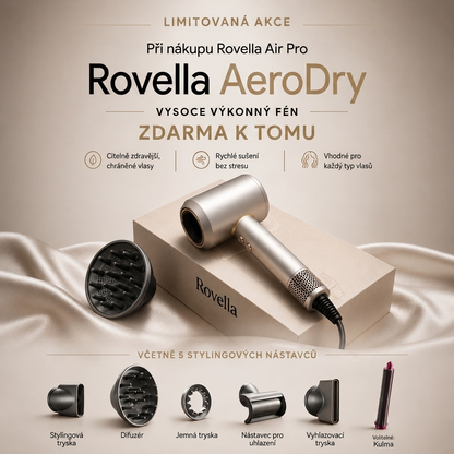 Rovella Air Pro – Horkovzdušný styler na vlasy 2v1