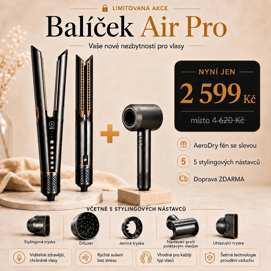 Rovella Air Pro – Horkovzdušný styler na vlasy 2v1