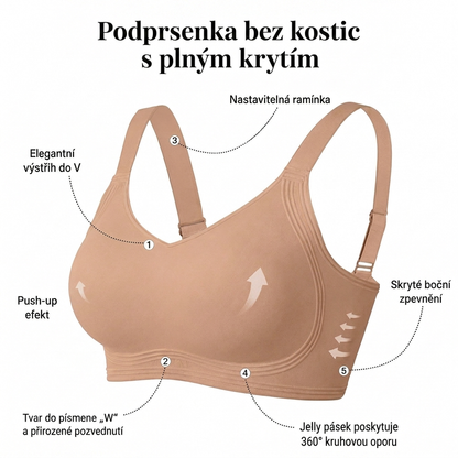 Bezešvá podprsenka Comfort Lift | Poctivo