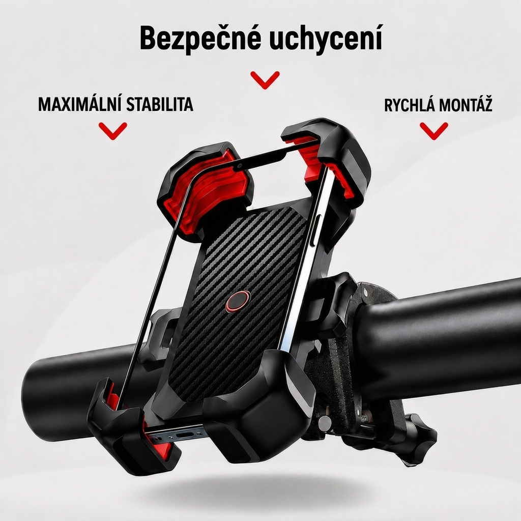 MotoGrip™ — Univerzální držák telefonu pro kola, skútry i motorky