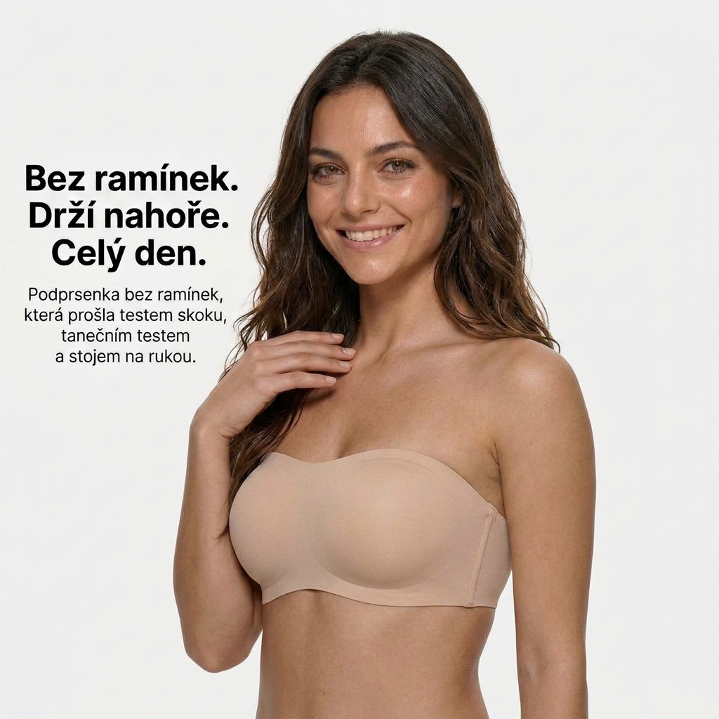 DržíLift™ – Bezešvá podprsenka bez ramínek | Poctivo