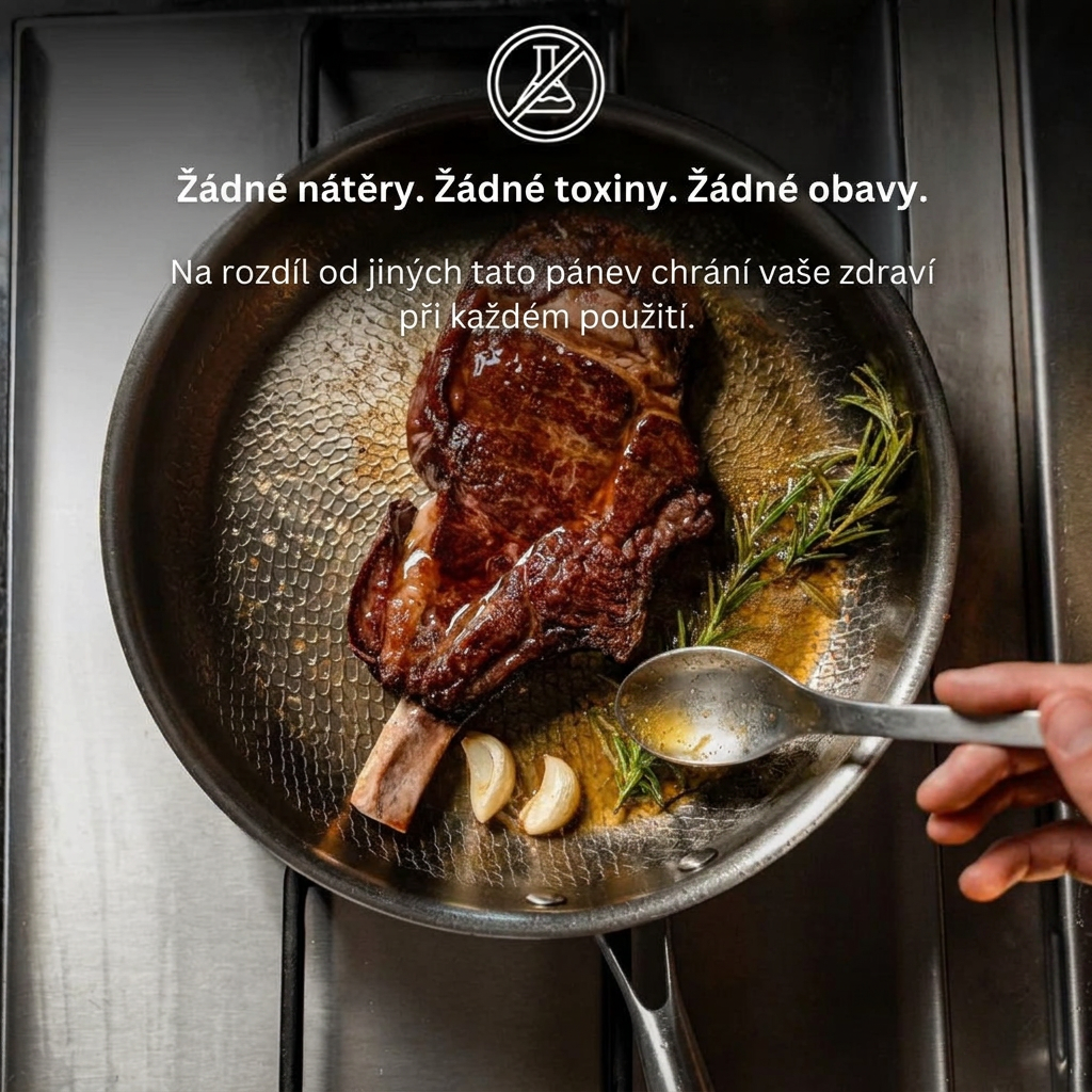 Titanova™ – titanová pánev bez PFAS | Poctivo