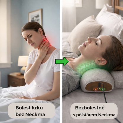 Ulevník™ | Ortopedický masážní polštář na krk