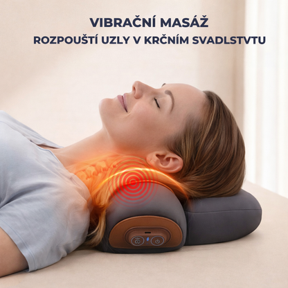 Ulevník™ | Ortopedický masážní polštář na krk