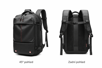 Vakuový cestovní batoh s rozšířením