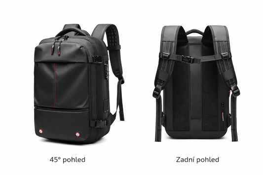 Vakuový cestovní batoh s rozšířením