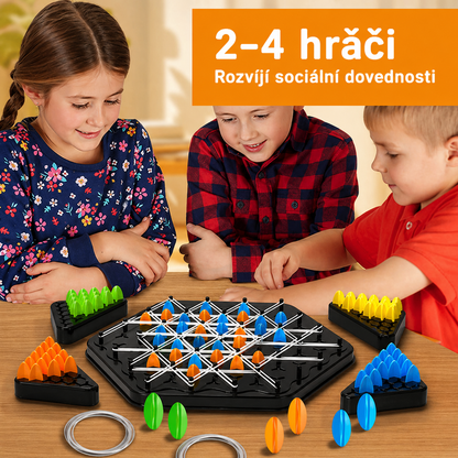 Strategická desková hra Triangle Chain pro děti i rodinu