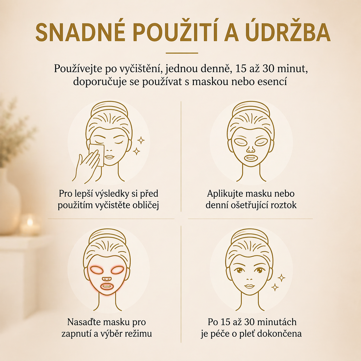LED Maska na Obličej | Omlazení Pleti z Domova | Poctivo