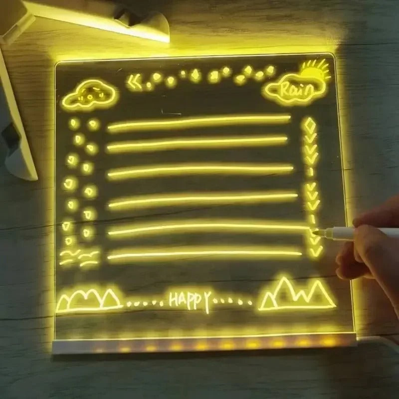 Svítící LED kreslicí tabulka pro děti | Poctivo
