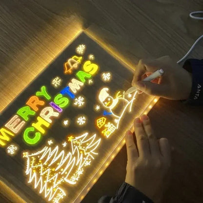 Svítící LED kreslicí tabulka pro děti | Poctivo