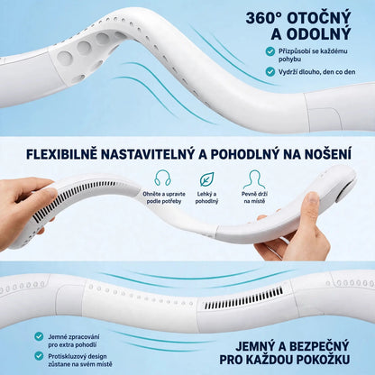Vánek™ – přenosný ventilátor na krk | Poctivo