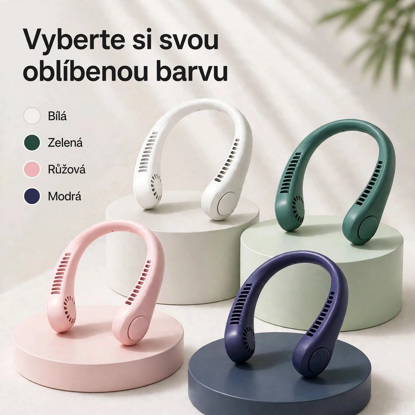 Vánek™ – přenosný ventilátor na krk | Poctivo