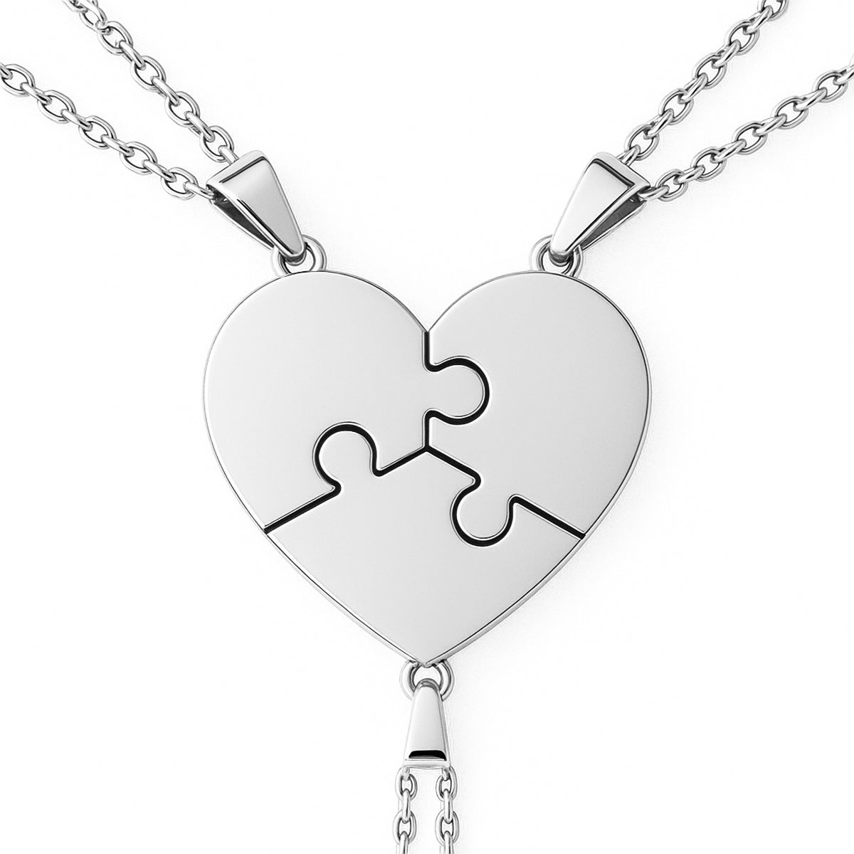 Personalizovaný náhrdelník Puzzle srdce | Poctivo