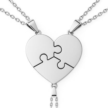 Personalizovaný náhrdelník Puzzle srdce | Poctivo
