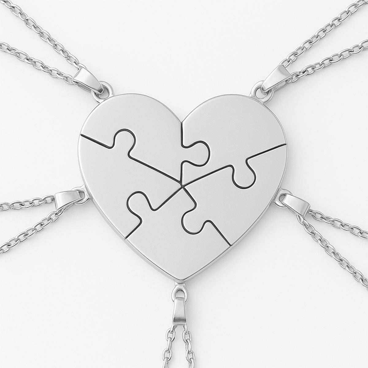 Personalizovaný náhrdelník Puzzle srdce | Poctivo