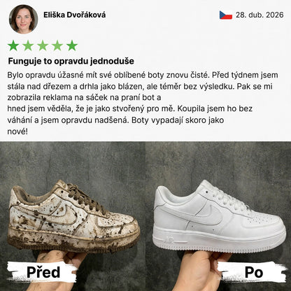 Čistokrok™ – prací sáček na boty | Poctivo